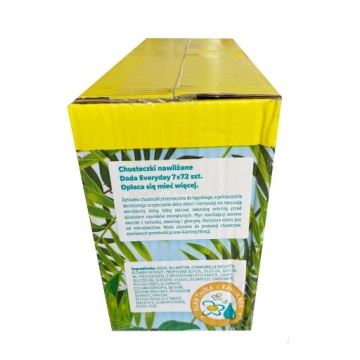 DADA ЕЖЕДНЕВНЫЕ ВЛАЖНЫЕ САЛФЕТКИ 7X72 ШТ