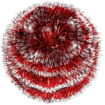 ŁAŃCUCH CHOINKOWY czerwony 6m GIRLANDA ŚWIĄTECZNA NA CHOINKĘ XXL gruby 7cm