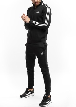 adidas dres męski komplet sportowy dresowy bluza spodnie Basic Fleece r.S