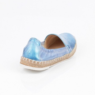 NEŚCIOR 098-D NIEBIESKIE BALERINKI ESPADRYLE r. 37