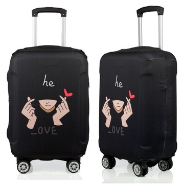 Pokrowiec ochronny na walizkę etui He Love S POSH