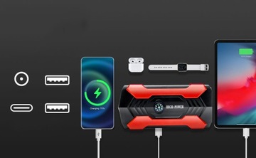 JUMP STARTER 28000MAH POWERBANK УСТРОЙСТВО АВТОЗАПУСКА АВАРИЙНАЯ АККУМУЛЯТОРНАЯ БАТАРЕЯ