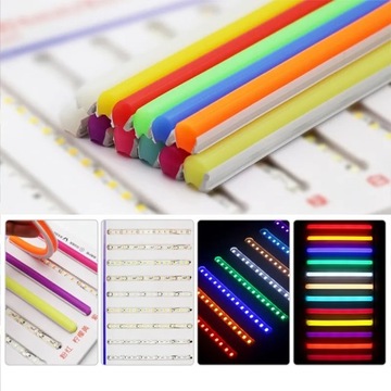 NEON FREZ FIOLETOWY OSŁONKA SILIKONOWA DO TAŚM LED