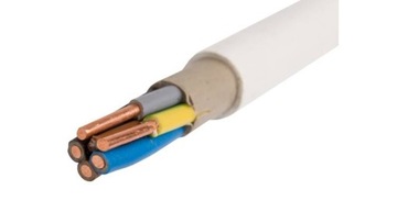 Przewód okrągły YDY 5x1,5 450/750V drut 1mb