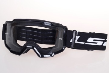 GOGLE CROSS ENDURO MOTOCROSS ATV LS2 CHARGER BLACK czarne