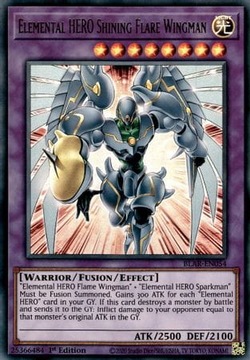 Yu-Gi-Oh! TCG: Elemental HERO Shining Flare Wingman (BLAR)
