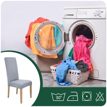 ЧЕХОЛ ДЛЯ КРЕСЛА С ВЫСОКОЙ СПИНКОЙ СЕРЫЙ ГИБКИЕ УНИВЕРСАЛЬНЫЕ Чехлы