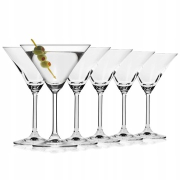 Kieliszki do martini 175 ml zestaw 6 szt SIA Misket