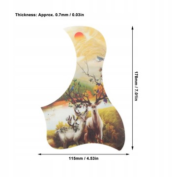 Накладка из ПВХ для акустической гитары