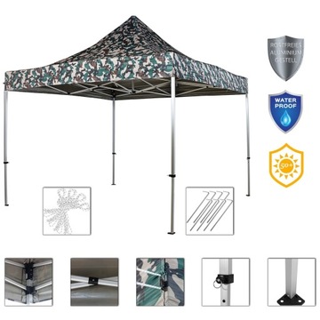 Ножничный павильон 3х3 м садовой палатка + 2 стены