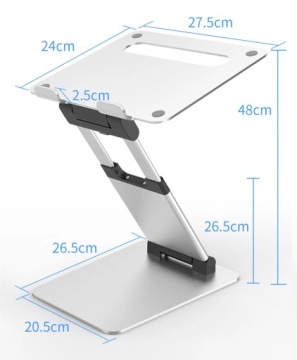 Регулируемая алюминиевая подставка VAZIO для ноутбука MacBook iPad (N19-2-S)