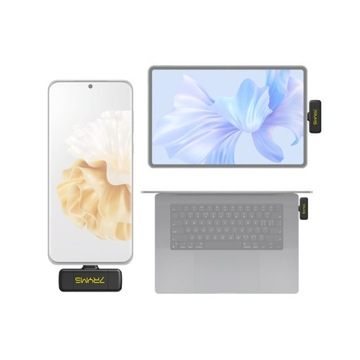 7Ryms Rimo S1 Беспроводной микрофон USB-C для двух человек + чехол для зарядки