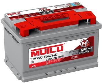 Akumulator MUTLU SFB Series 3 12V 75Ah 720A SMF