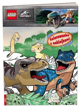 LEGO Jurassic World. Kolorowanka z naklejkami