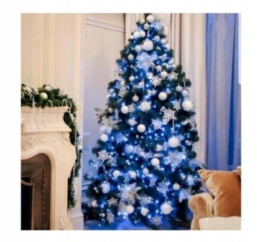 РОЖДЕСТВЕНСКОЕ ДЕРЕВО ОГНИ 100 ПРИВЕЛО ОТКРЫТЫЙ ПОСТОЯННАЯ ВСПЫШКА СИНИЙ