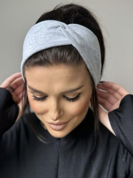 ПОВЯЗКА НА УШИ ЖЕНСКАЯ, ТОНКАЯ, ЛЕГКАЯ, КОМФОРТНАЯ, ИЗ ХЛОПКА, ЦВЕТ