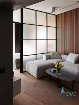 Остекленная перегородка домашний офис LOFT стеклянные двери лофт двери