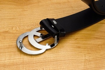 Ремень x2 КОЖАНЫЕ КОМПЛЕКТ БРЮКИ Gracio Black