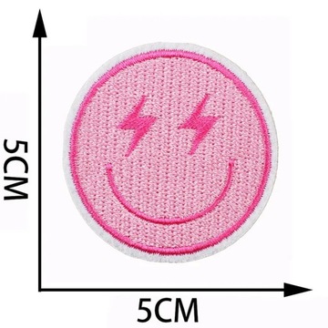 РОЗОВЫЕ ТЕРМОЗАШИВКИ ДЛЯ ВЫШИВКИ РЮКЗАК ОДЕЖДЫ 21 ШТ.