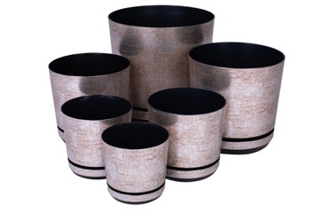 ДЕКОР диаметр цветочного горшка 16 см цвет дерева