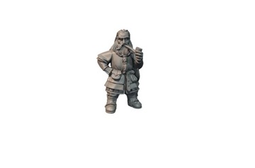 Dwarf Smoking Pipe - Krasnolud Palący Fajkę