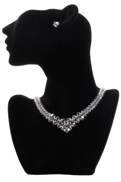 naszyjnik i kolczyki komplet SWAROVSKI elements