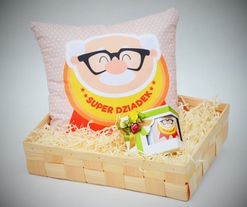 100% СУПЕР НАБОР Подарок на День бабушки и дедушки Подарочный набор-корзина