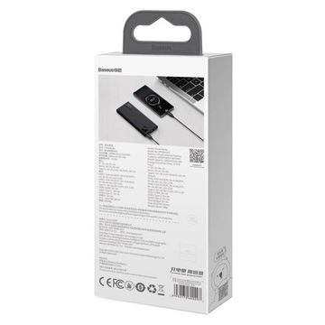 BASEUS POWERFUL POWERBANK 10000 мАч 22,5 Вт 12 В USB USB-C MICRO LED PD 3.0 QC 3.0