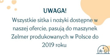 ДВУСТОРОННИЙ НОЖ № 5 + 3 СИТКА ДЛЯ МАШИНЫ ZELMER.