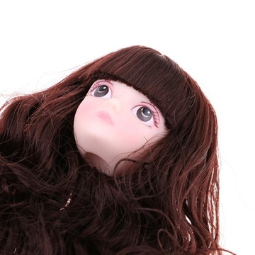 Rzeźba z brązowymi włosami za 1/6 BJD,