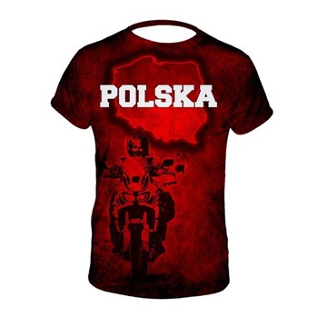 T-SHIRT KOSZULKA LADY MOTOCYKLOWA NRODOWA POLSKA HONDA CRF1000 AFRICA TWIN