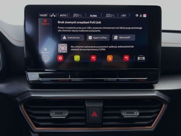 Cupra Formentor Crossover 1.5 TSI 150KM 2023 Cupra Formentor 1.5TSI 150KM Kubelkowe Fotele SerwisASO Acc Kessy Virtual, zdjęcie 33