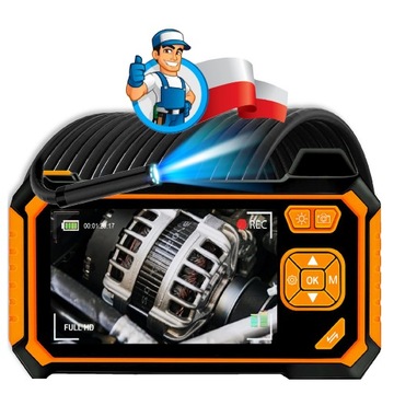 ЭНДОСКОПИЧЕСКАЯ КАМЕРА ДЛЯ ПРОВЕРКИ 5M FULL HD LCD 4,3