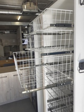 Белая корзина для гардероба 400 H-200