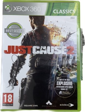 JUST CAUSE 2 płyta bdb+ komplet XBOX 360