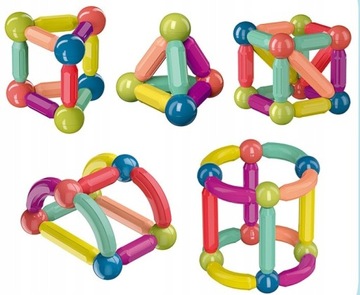 МАГНИТНЫЕ БЛОКИ 64 ЭЛЕМЕНТА КРЕАТИВНАЯ ИГРУШКА МАГНИТНЫЕ ПАЛОЧКИ своими руками