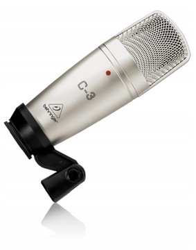 ПРОФЕССИОНАЛЬНЫЙ СТУДИЙНЫЙ МИКРОФОН BEHRINGER C-3, КОНДЕНСАТОР, XLR + КОРПУС