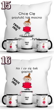 Zestaw Poduszka + Magiczny kubek MAŁA MI