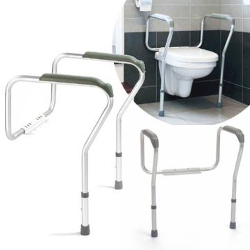 PORĘCZ RAMA BARIERKA UCHWYT DO TOALETY WC MOCNY