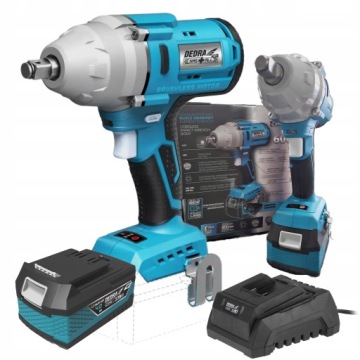 DEDRA 7157 УДАРНЫЙ КЛЮЧ 600 Нм, бесщеточный +4 Ач
