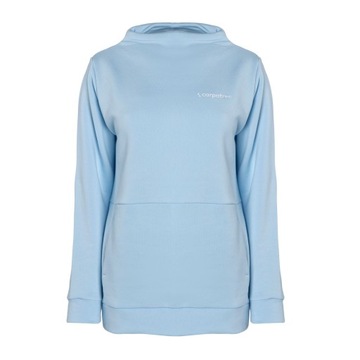 Bluza damska Carpatree Funnel Neck niebieska S
