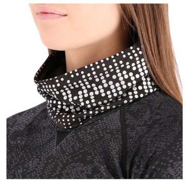 Zestaw Komin + Czapka Odblaskowa Do Biegania