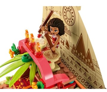 LEGO DISNEY BLOCKS 43210 Катамаран Моаны 321 деталь Лодка Корабль Лодка