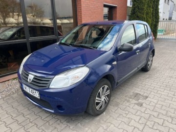 Dacia Sandero I 2009 Dacia Sandero 1.2 benzyna 75 KM zarejestrowany w PL mozliwa zamiana