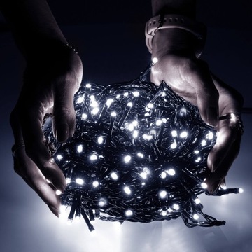 РОЖДЕСТВЕНСКИЕ ЕЛОЧНЫЕ ОГНИ 500LED НАРУЖНЫЕ БЕЛЫЕ ОГНИ