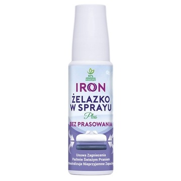 IRON PLUS ŻELAZKO W SPRAYU PŁYN PRASUJĄCY DZIAŁA