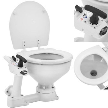 Toaleta Jachtowa Ceramiczna Z Pompką Ręczną