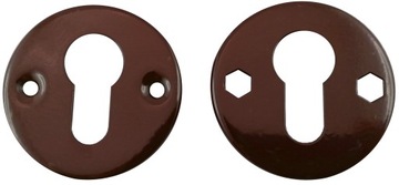 КОРИЧНЕВАЯ ДВЕРНАЯ РУЧКА ГУБЧИК КРУГЛЫЙ ЗНАК РОЗЕТКА ВСТАВКА