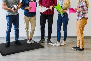 Коврик против усталости, удобная подставка-стойка, мягкое расслабление, 51х81 см.