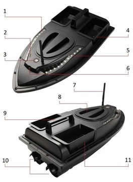 Лодка для приманки Flytec V700